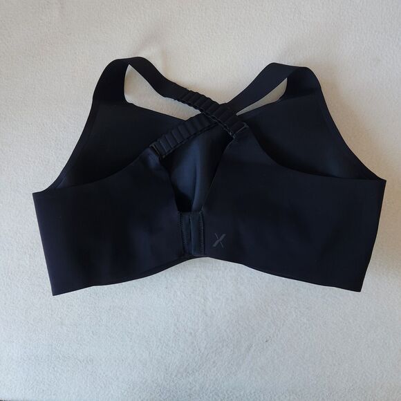 Knix bra HIBRA101 Black Sports Bra Lined SIze 8 Wireless Sports Bra High Support - Picture 3 of 7